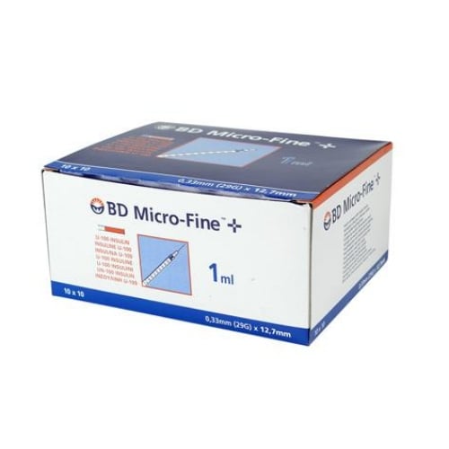 BD Micro Fine Insulinsprøjte 1,0 ml (100 stk)