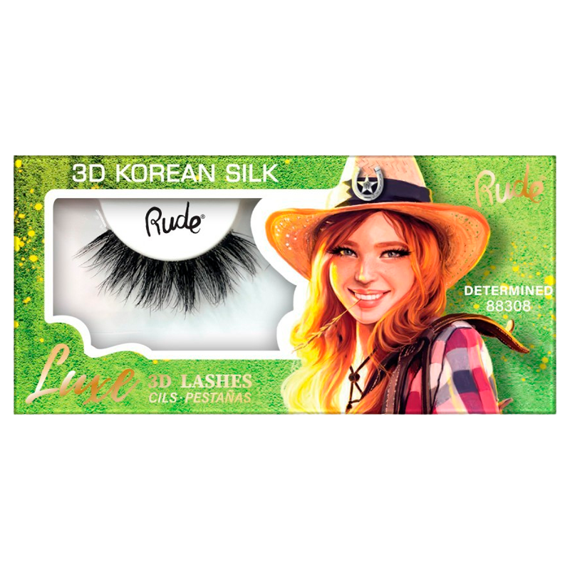 RUDE Cosmetics Luxe 3D Lashes Korean Silk Determined (1 stk)