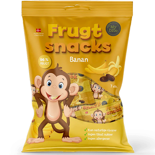 MyBite Mini FrugtBar Banan (100 g)
