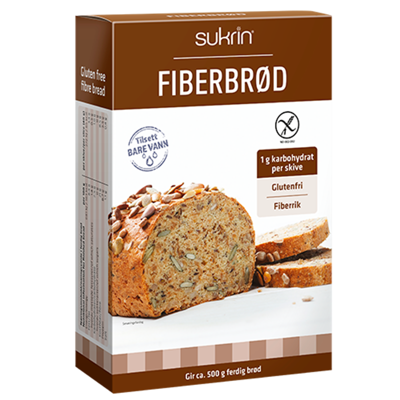 Sukrin Brødmix Fiberbrød (250 g)