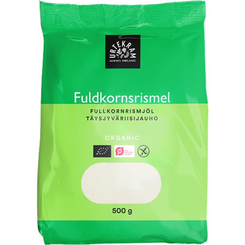 Urtekram Fuldkorns Rismel Ø - 500 g.