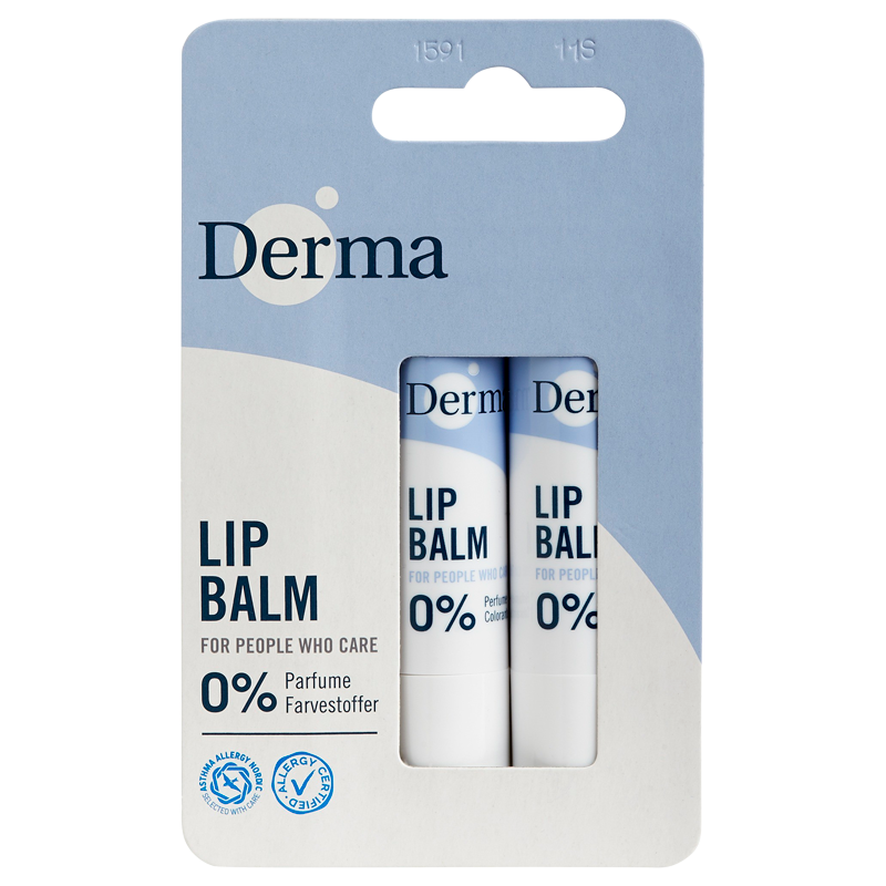 Derma Family Læbepomade - 2 x 4,8 g