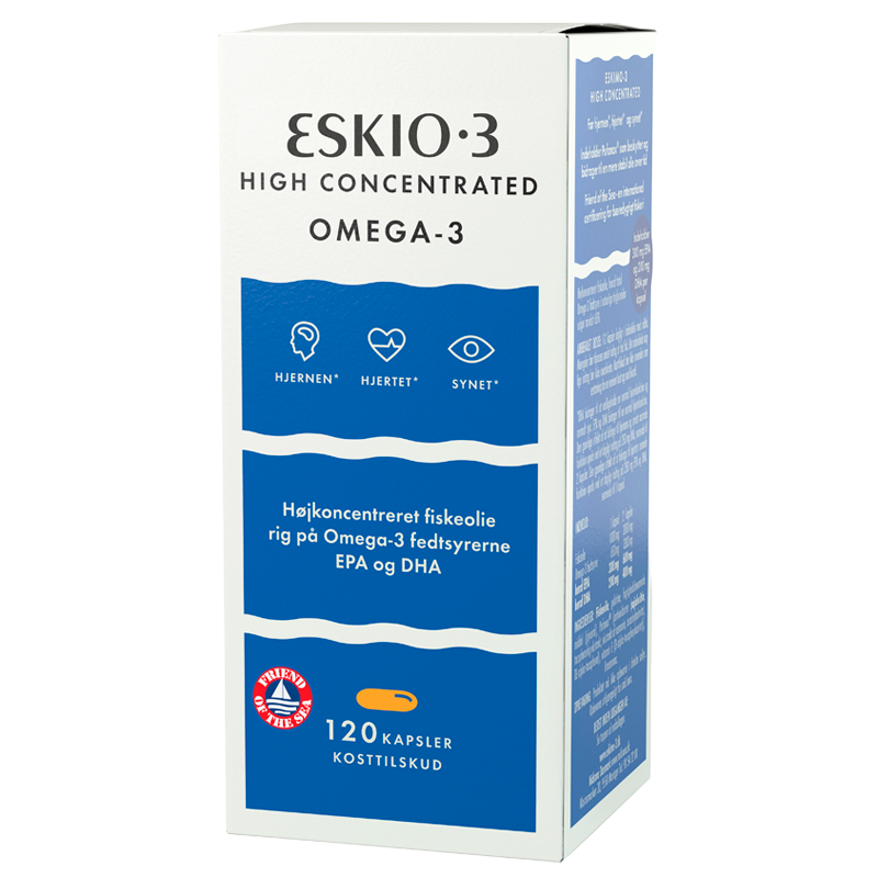 Eskio-3 High Concentrate Omega-3 (120 kap)