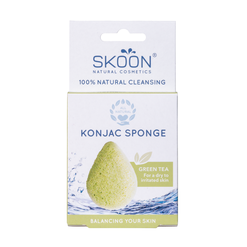 Skoon Konjac Sponge Green Tea (1 stk)