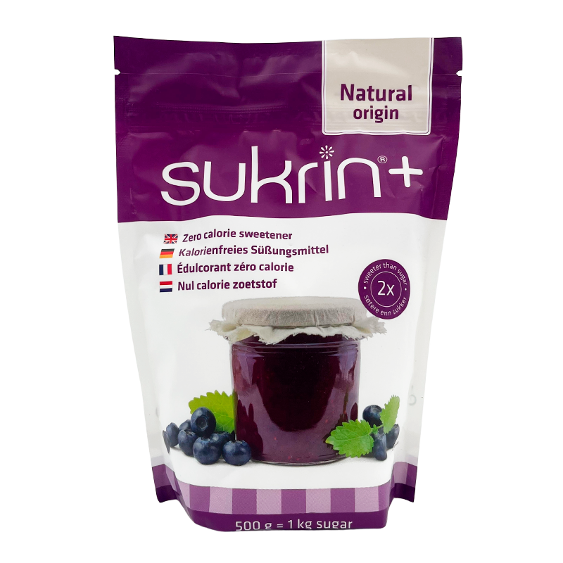 Sukrin+ m. stevia - 500 g.