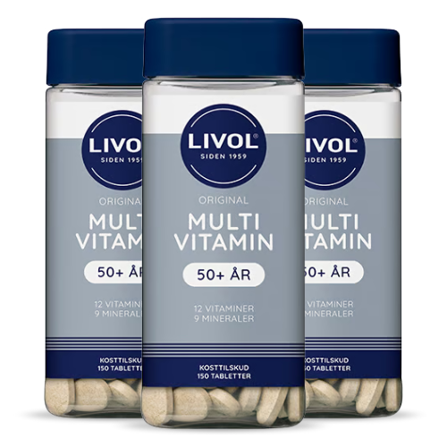 3 x Livol Multi Total 50+ (150 stk)