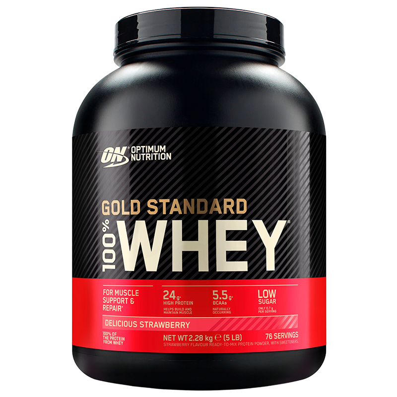 Optimum Nutrition Whey Gold Standard 100% Delicious Strawberry (2280 g)