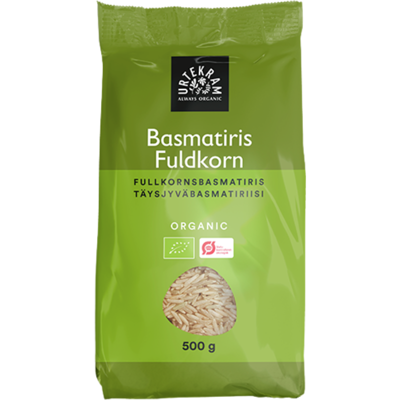 Urtekram Økologisk Fuldkorns Basmatiris - 500 g.