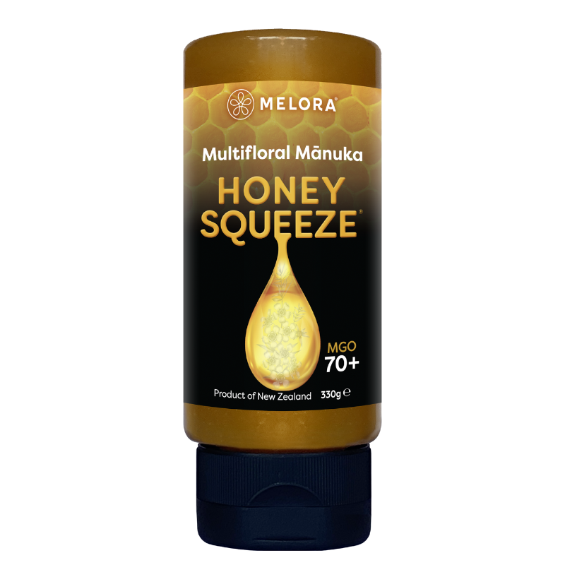 Melora Multifloral Manuka Honey 70+ MGO Squeeze (330 g)