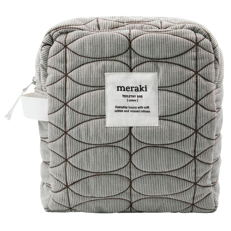 Meraki Toilettaske Mentha Lys Grå/Armygrøn (1 stk)
