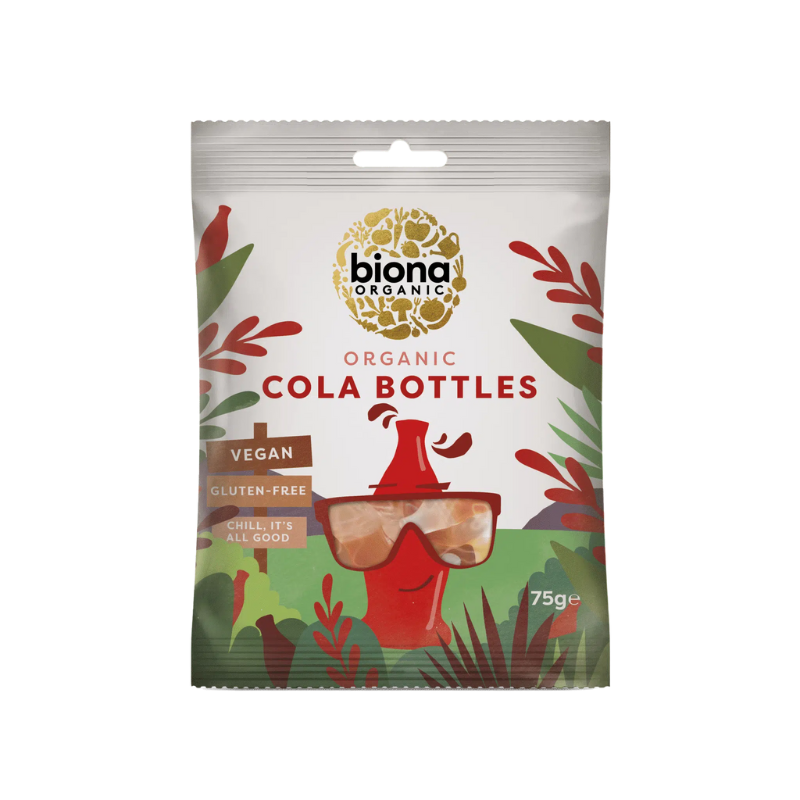 Biona Vingummi Cola Flasker Ø (75 g)