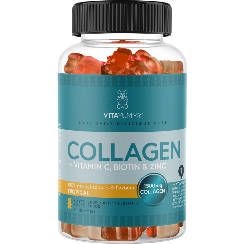 VitaYummy Kosttilskud Collagen Tropical (60 stk)