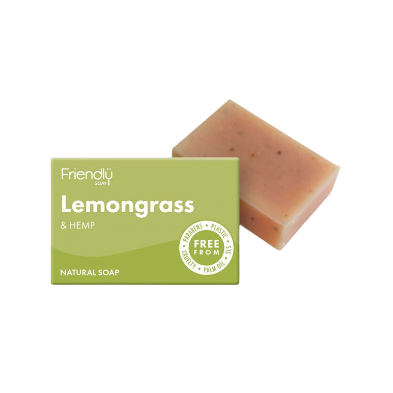 Friendly Sæbebar Citrongræs & Hamp - 95 g.