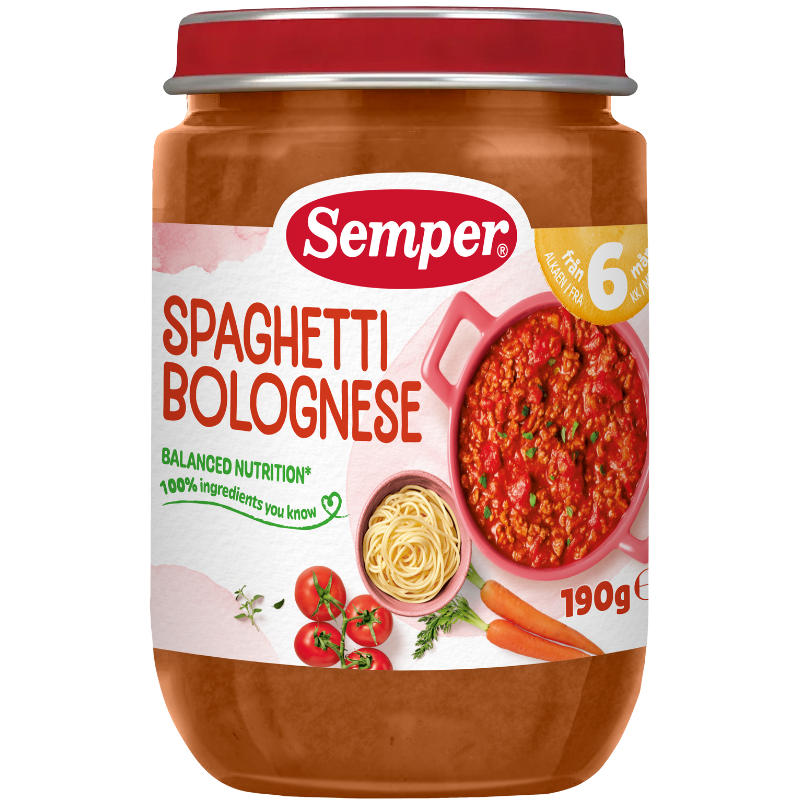 Semper Spaghetti Bolognese 6M (190 g)