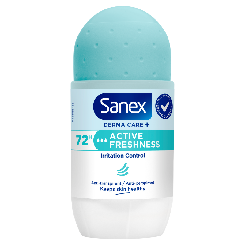 Sanex Derma Care+ Active Freshness 72H Roll-On (53 ml)