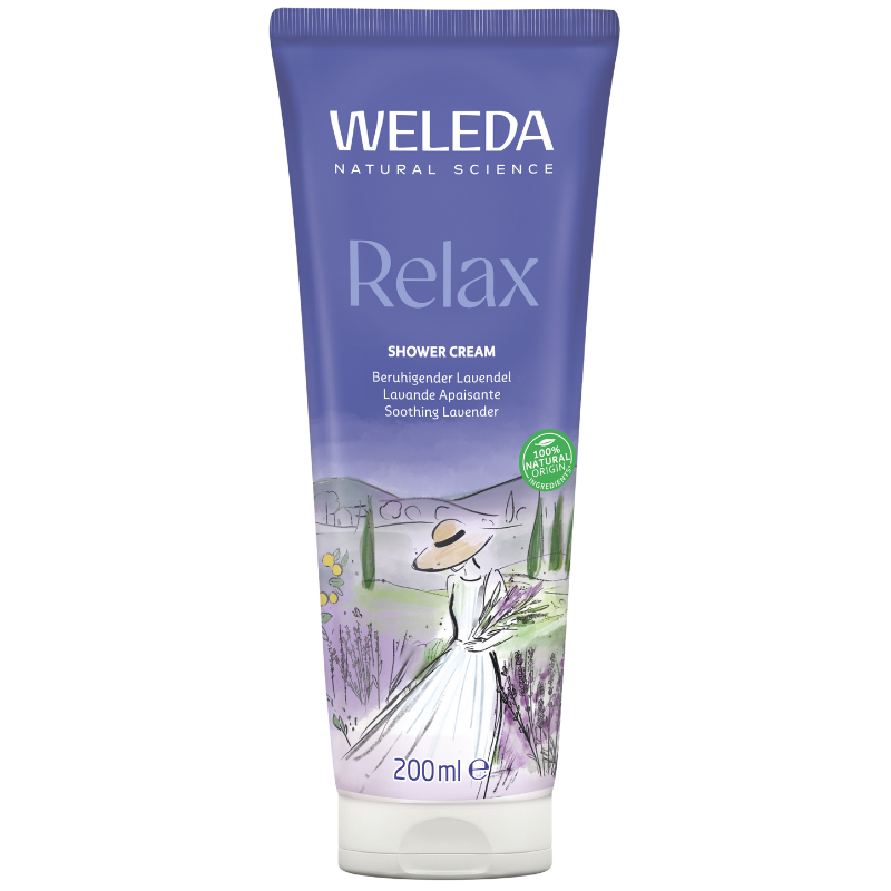 Weleda Aroma Shower Relax Creamy Body Wash - 200 ml.