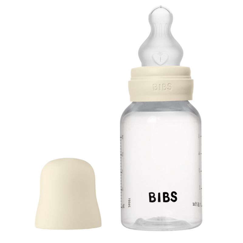 Bibs Baby Bottle Round Silicone Slow Flow Sage (150 ml)