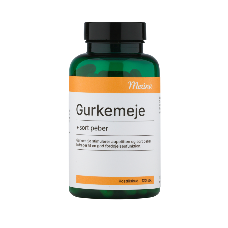 Mezina Gurkemeje + Sort Peber (120 kaps)