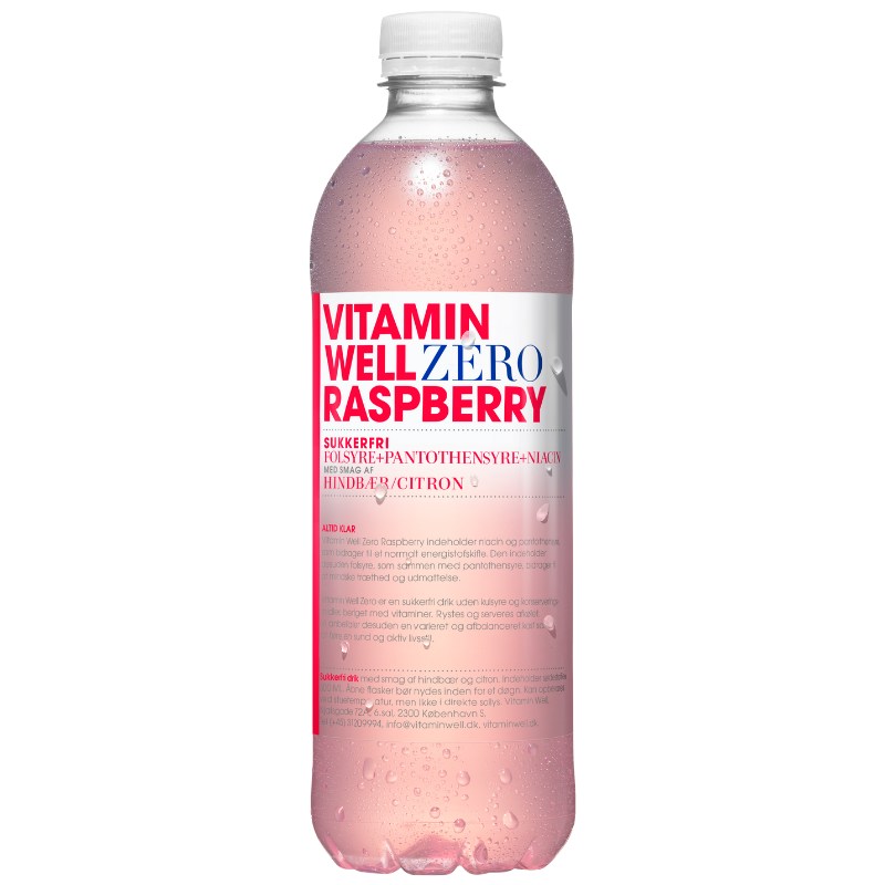 Vitamin Well Zero Raspberry (500 ml)