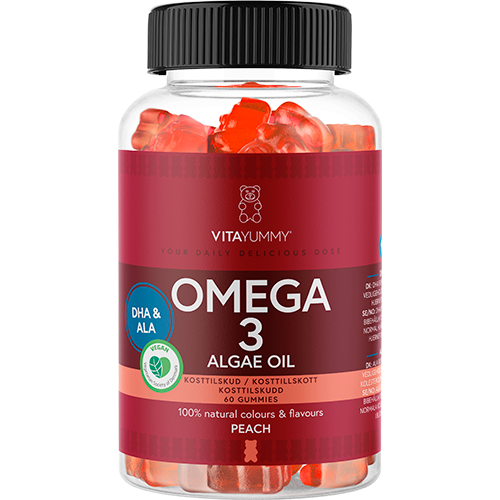 VitaYummy Omega 3 Peach (60 stk)