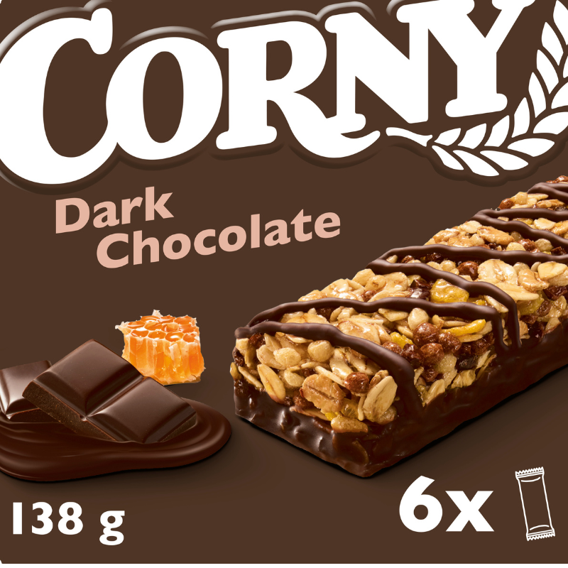 Corny Dark Chocolate (6x23 g)