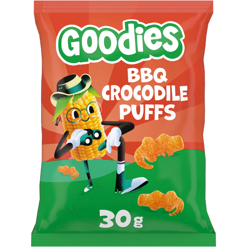 Goodies Crocodile BBQ Puffs (30 g)