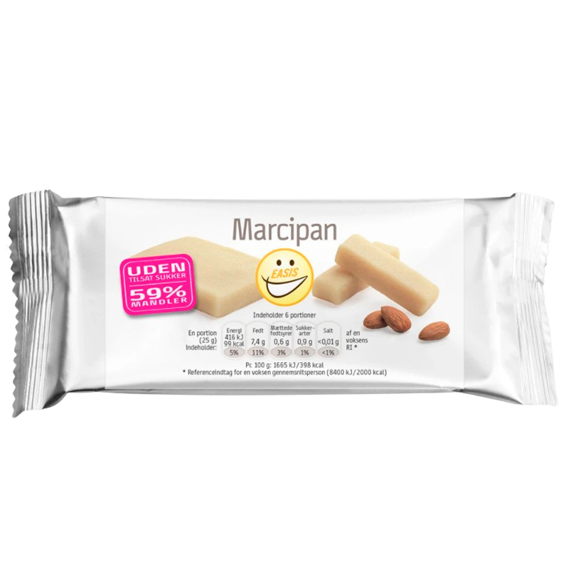EASIS Ren Rå Marcipan - 150 gr